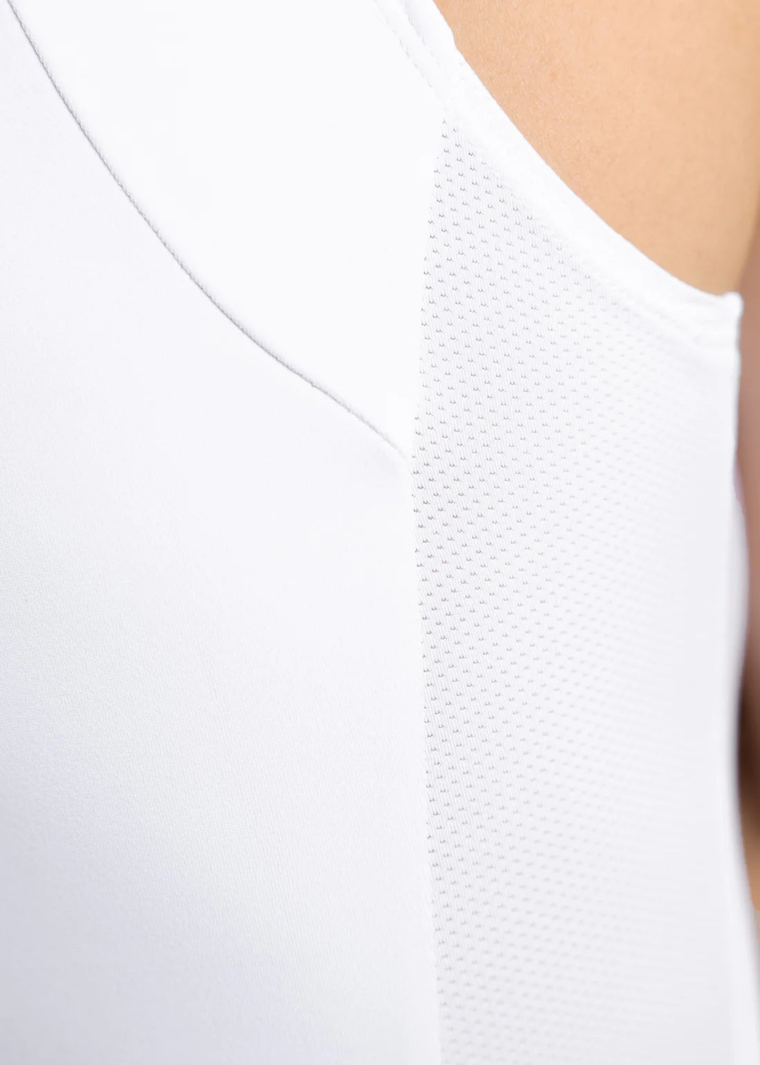 Maximilian Sleeveless Baselayer White & Gold