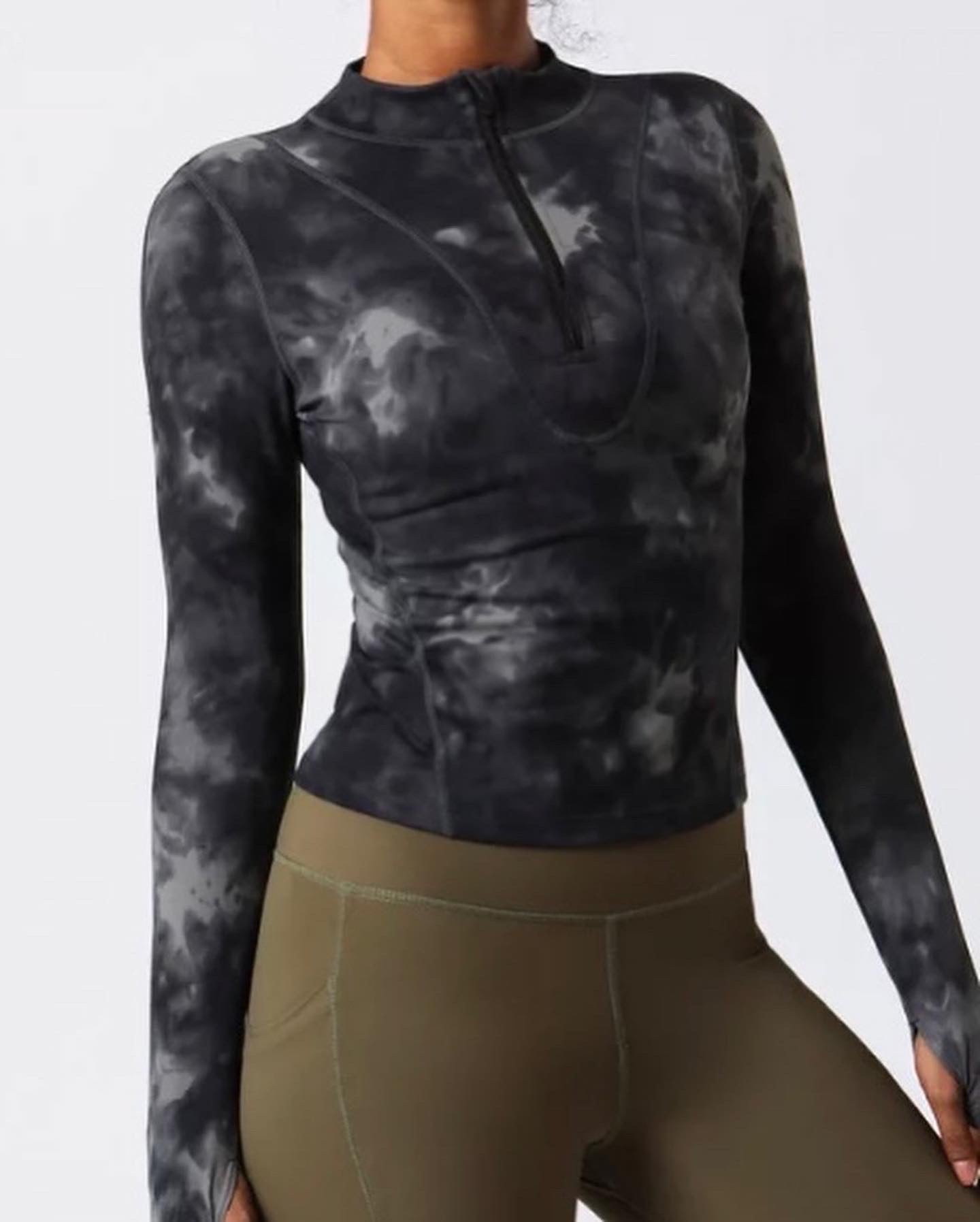 Long Sleeve Tie Dye Baselayer